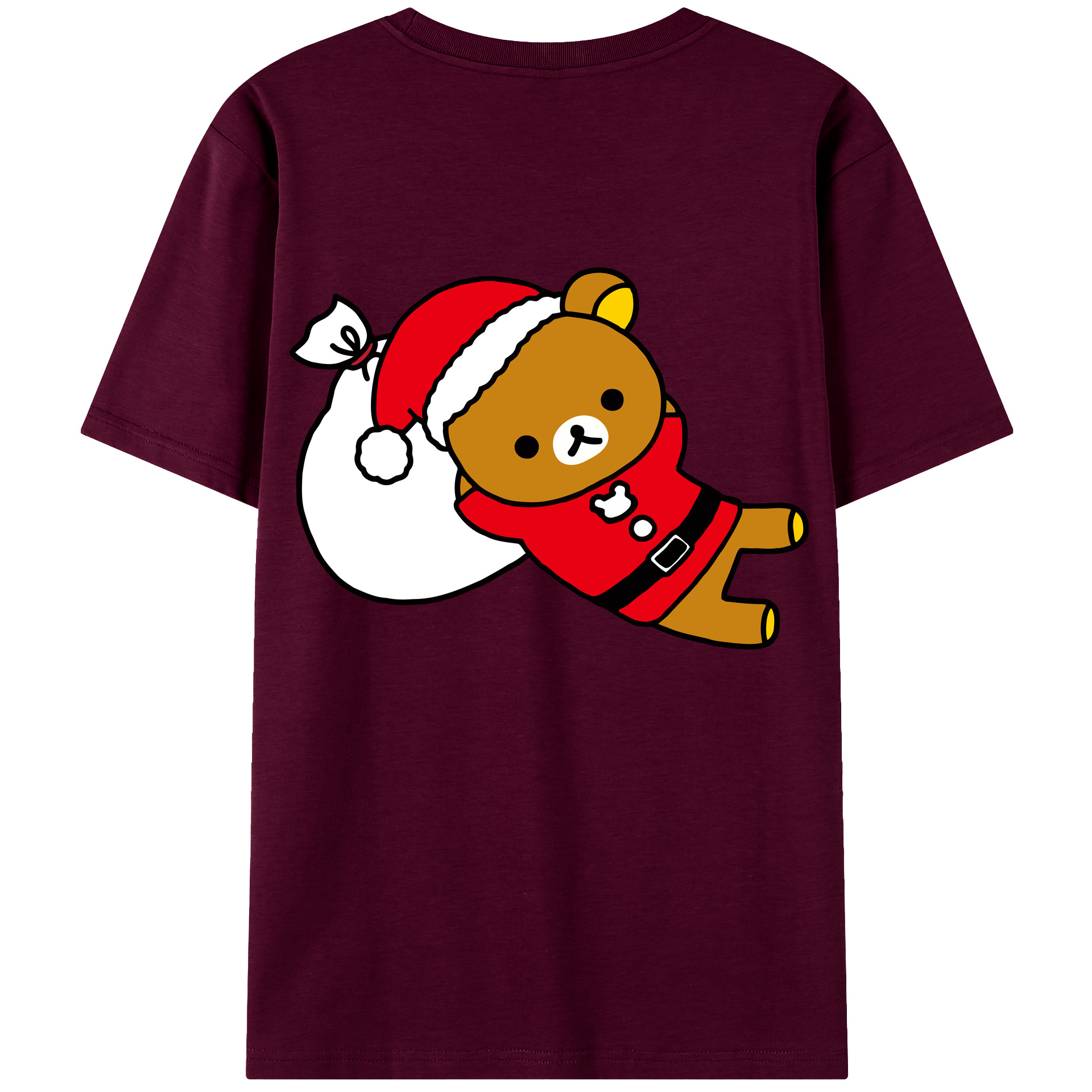 （画像用） リラックマ リラックマ キイロイトリ Rilakkuma Korilakkuma Kiiroitori レディース半袖Tシャツ(バックプリント)